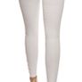 skinny pants beige with stud and leather size 10-12 Image 2