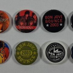 Vintage bon jovi pin set