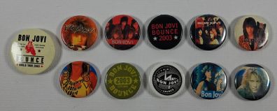 Vintage bon jovi pin set