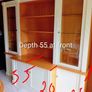 cabinet dresser bookcase Image 9
