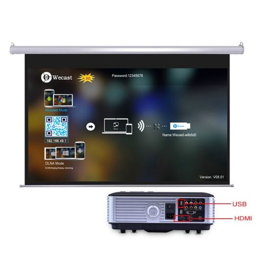 Wecast C2 Miracast WiFi Display Dongle Receiver 1080P AirPlay Mirroring DLNA