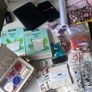 Sewing Machine and huge accessories/fabric bundle Image 2