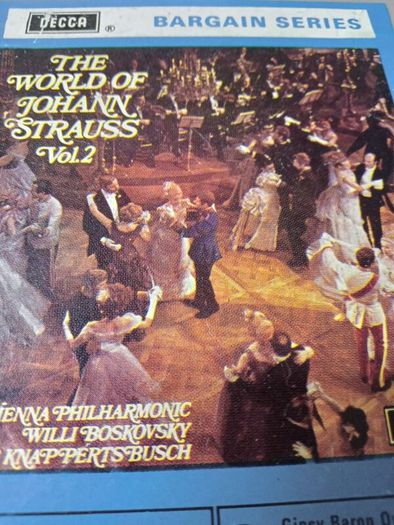 Vintage 8 Track Cartridge Tape/The World Of Johann Strauss  vol 2