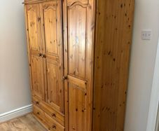 Large Pine Wardrobe - Spacious - Excellent Condition