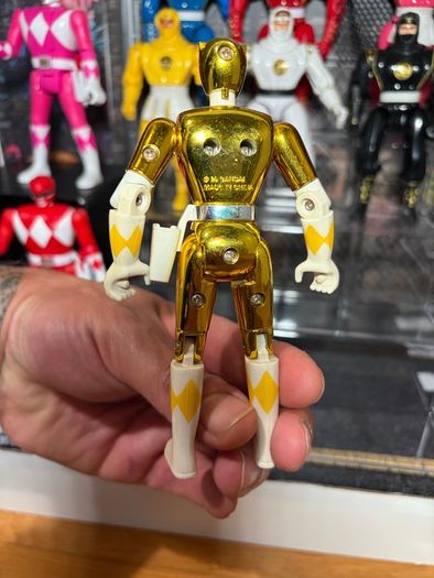 1995 Power rangers movie Bandai  metallic Rangers 6 rangers