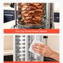Countertop Vertical Rotating Oven 11.5L Rotisserie Shawarma Machine, 1500W Kebab Grill Roaster with Heat-Resistant Door, Drip Tray, and Timer Control, Kebab Rack with 7 Skewers Image 6