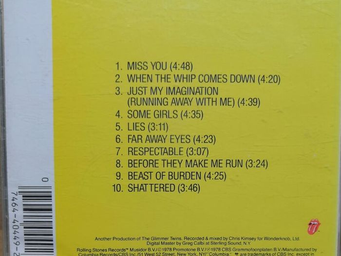 The Rolling Stones - Some Girls CD