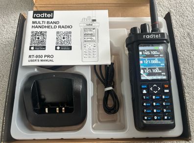 Radtel RT-950 PRO 10W Multi-Band Radio  GPS  APRS / Bluetooth