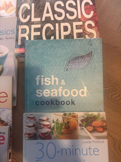 collection of cookbooks