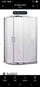 Shower tray and enclosure