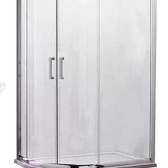 Shower tray and enclosure