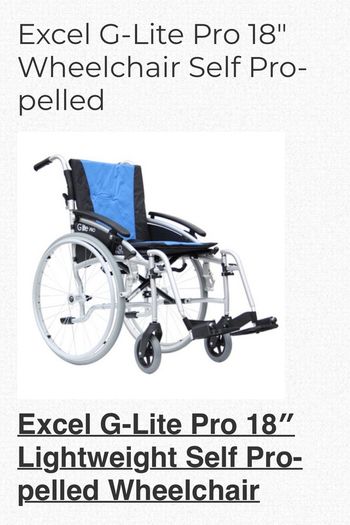 Excel G-Lite Wheelchair