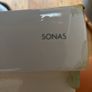 White Sonas Sink and Black Vanity Unit Image 4