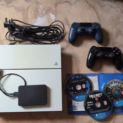 Playstation 4 with games and accessories