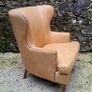 Italian leather butterfly wingback Image 2