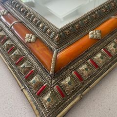Moroccan marble and tone mirror