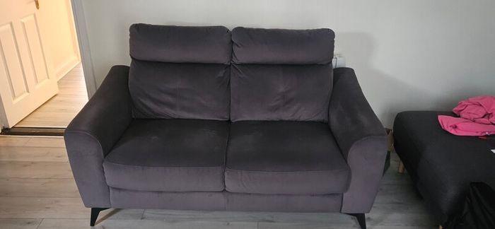 2 seater grey sofa
