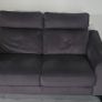 2 seater grey sofa Image 2