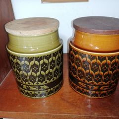 Hornsea storage jars by 2