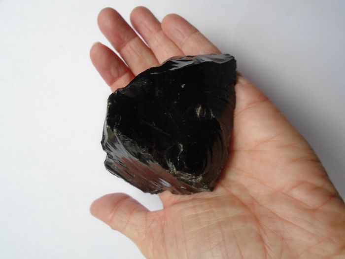 Raw Black Obsidian, Crystals, Gemstones,Crystals, Black Obsidian