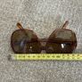 Vintage Brown Aviator Sunglasses Image 6