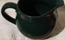 small green cream ??? jug,