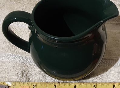 small green cream ??? jug,