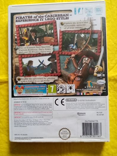 Lego Pirates of the Caribbean The video game Nintendo Wii Games Original