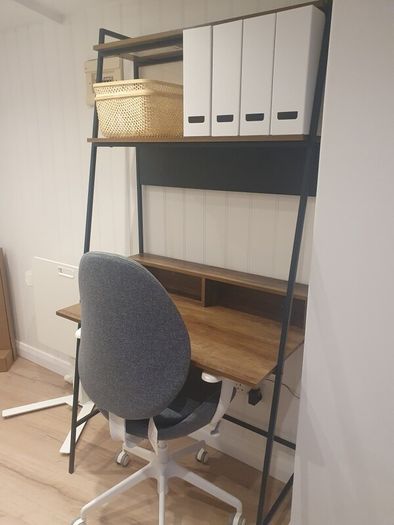 Desk with Shelves