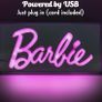 Barbie Neon LED night light EUC Image 7