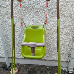 Foldable baby swing set