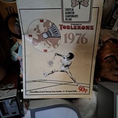 Vintage 1976 Badminton Champonships