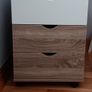 Desk and matching 3-drawer storage unit Image 3
