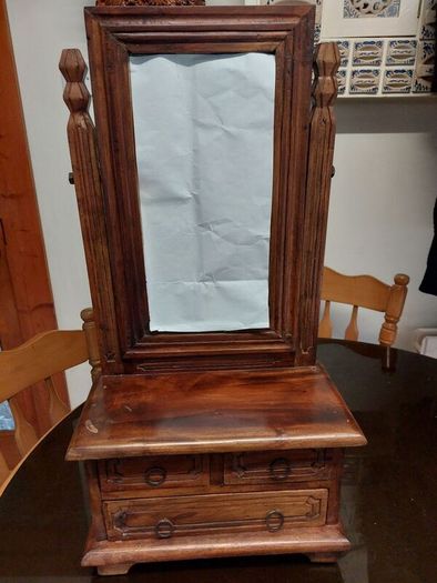 Antique Vanity Mirror with draws