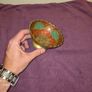 Vintage Brass and Enamel bowl Image 2