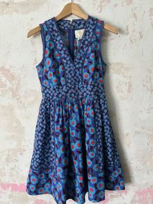 Kate Spade Mixed Blossom Fit & Flare Dress