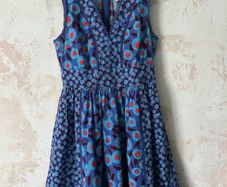 Kate Spade Mixed Blossom Fit & Flare Dress
