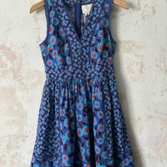 Kate Spade Mixed Blossom Fit & Flare Dress