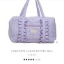 Beautiful Moon Nude Coquette Duffle bag for sale Image 6