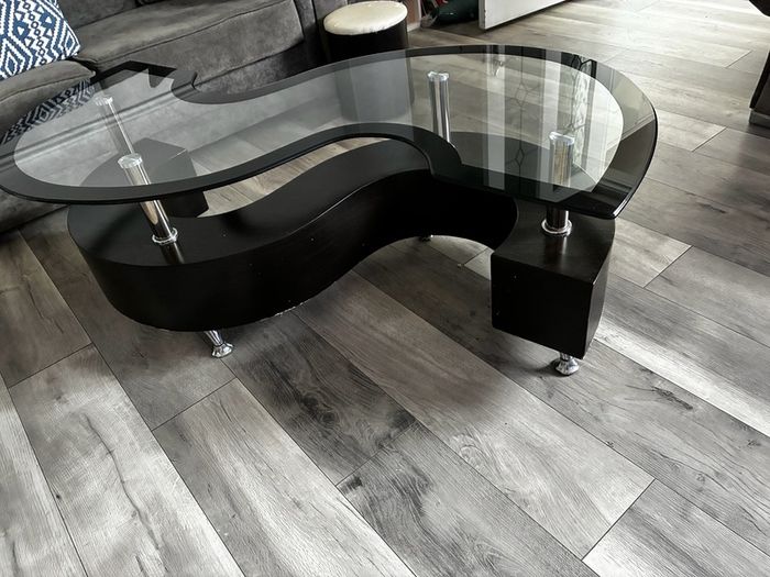 glass coffee table
