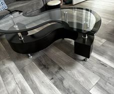 glass coffee table