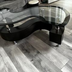 glass coffee table