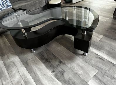 glass coffee table