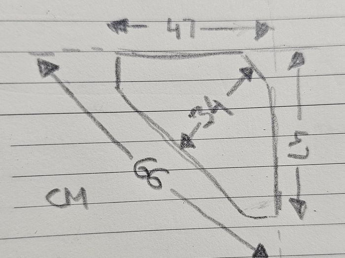 Corner display unit