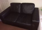 Two-Seater Leather Sofa