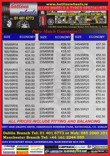 195/40r17 Tyres Dublin 12 1954017 195 40 17 New tyres