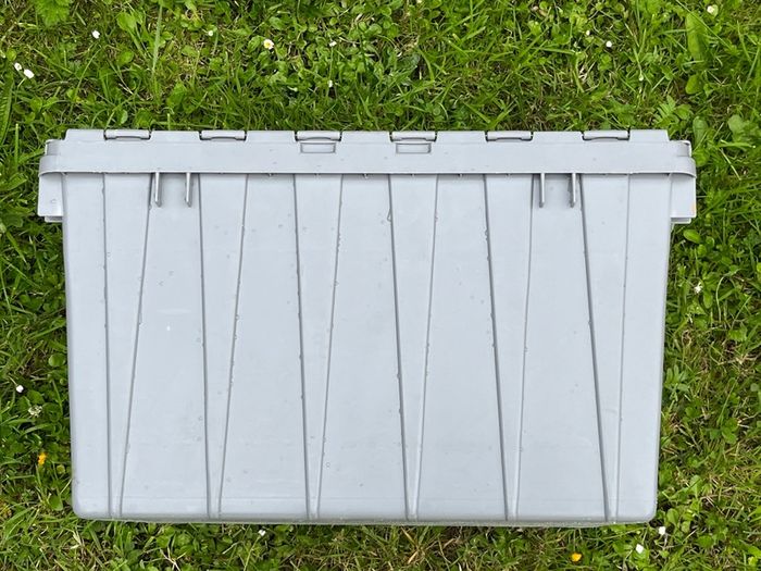 Storage box with lid