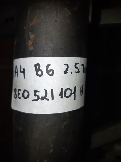 Audi A4 Quattro  Prop Shaft  (b6) 01-05 8e0521101h