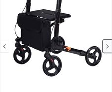 Goplus Folding Rollator Lightweight Aluminum Walker