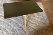 Handcrafted solid oak coffee table.